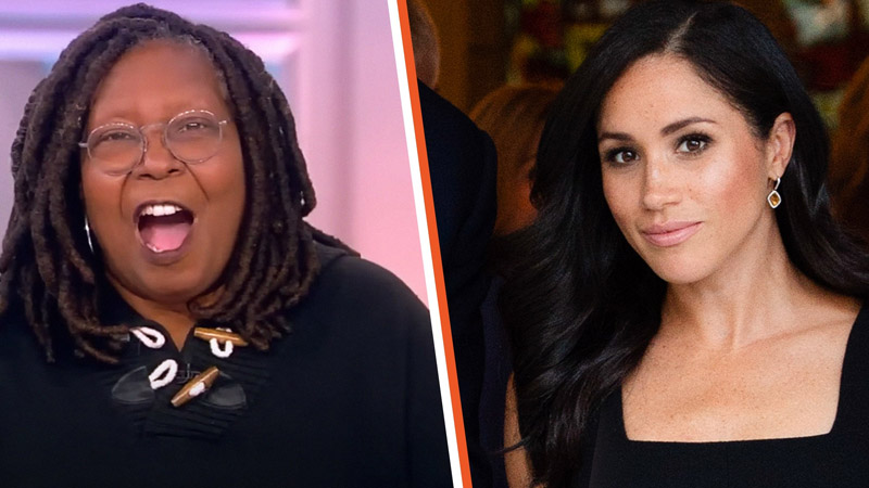 Whoopi Goldberg and Meghan Markle