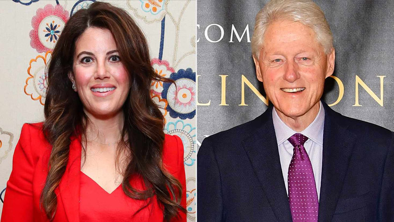 Monica Lewinsky and Bill Clinton