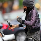 Russel Brand Snatching phone