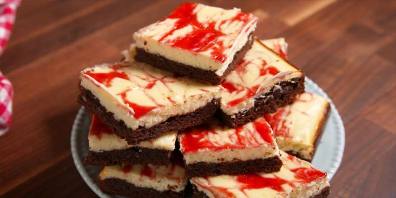  Raspberry Cheesecake Brownies