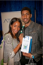 Actress Faune Chambers and rapper Fonzworth Bentley