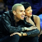 Rihanna Chris Brown in Public