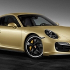 Gold 911 car