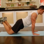 Knee Push-up for men