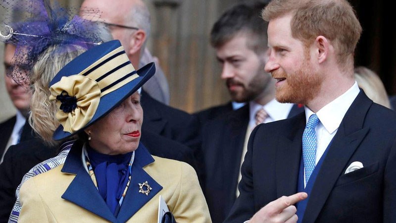 Princess Anne and Prince Harry