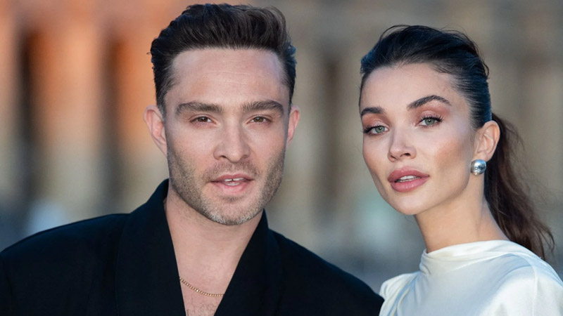  Ed Westwick and Amy Jackson Announce Pregnancy Just Two Months After Wedding