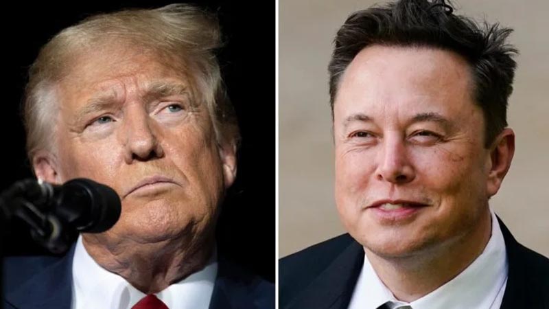 Elon Musk and trump