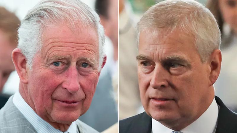 Prince Andrew and King Charles