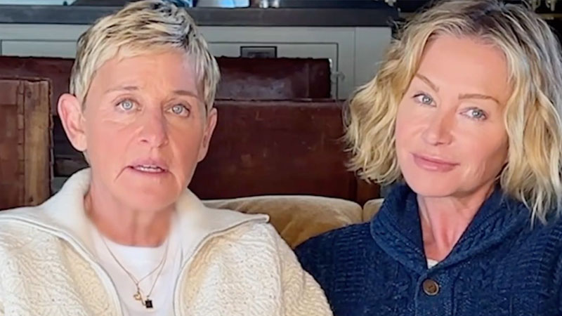 Ellen DeGeneres and Portia de Rossi